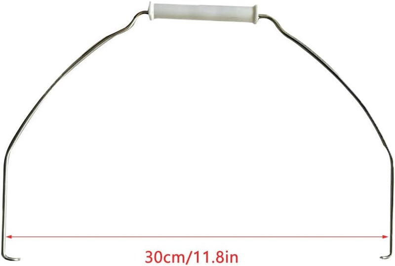UtySty 4 Pack 5 Gallon Bucket Handle Replacement Steel Wire Handles with Plastic Grip for All Purpose Pail Airtight Pet Food Storage Container 5gal Buckets Pails Home Household Garden Construction - Image 2